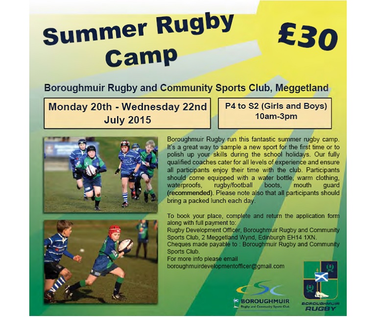 Summer Rugby Camp