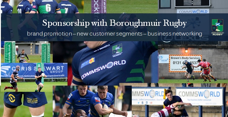 Sponsorship with Boroughmuir Rugby