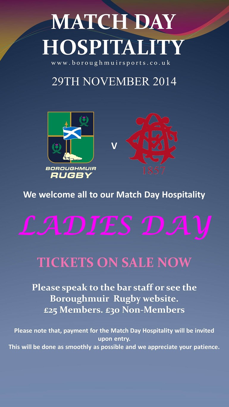 Match Day Experience Ladies Day