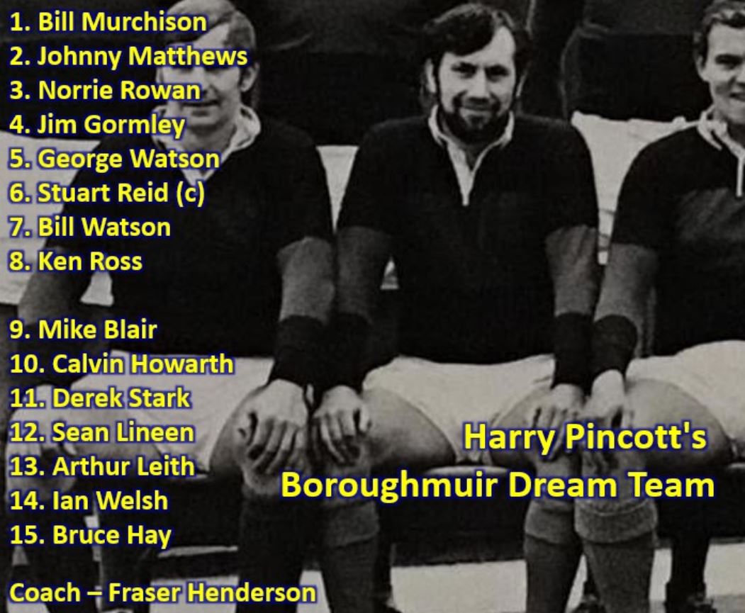 Harry Pincott Dream team